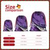 BGSHJVF Marble Purple Print Holiday Drawstring Gift Bags,Christmas Gift Wrapping Sacks Pouches For Xmas Presents Party Favor view 4