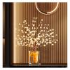 YXIANG56Q Office Desk Decor Crystal Tree of Life Feng Shui Tree Stone Tree Bonsai Money Tree Gemstone Tree for Good Luck for Home Office Table Decoration Desk Decorations(Yellow) view 4