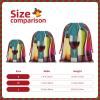 BGSHJVF Cocktail Glasses And Wine Bottless Print Holiday Drawstring Gift Bags,Christmas Gift Wrapping Sacks Pouches For Xmas Presents Party Favor view 4