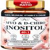 Myo-inositol & D-chiro Inositol Supplement for Women - Ideal 40:1 Ratio Complex for Fertility, Hormonal Balance, Menstrual Cycle & Ovarian Health Support with CoQ10, Choline & Selenium - 120 Capsules view 1