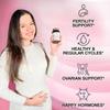 Myo-inositol & D-chiro Inositol Supplement for Women - Ideal 40:1 Ratio Complex for Fertility, Hormonal Balance, Menstrual Cycle & Ovarian Health Support with CoQ10, Choline & Selenium - 120 Capsules view 4