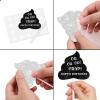 18pcs Black Glitter Poop Dessert Cupcake Topper Pick for Funny Theme Decor Supplies Men Women Happy 60th Birthday Party Decoration view 4
