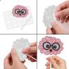 18pcs Pink Glitter Dessert Cupcake Topper Pick for Human Intelligent Cute Brain Theme Decorations Men Women Happy Birthday Party Decor Supplies view 4