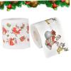 Christmas Toilet Paper 2 Rolls Santa Claus Printed Christmas Toilet Roll Funny Merry Toilet Paper Stocking Stuffers Party Favors Toilet Paper Bulk Toilet Tissue. view 3