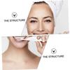 NULYLU 2pcs Portable Foldable Toothbrush for Travel White Convenient Tooth Cleaners Non- Design for Adults The Go Includes Toothpaste Holder view 2