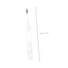 NULYLU 2pcs Portable Foldable Toothbrush for Travel White Convenient Tooth Cleaners Non- Design for Adults The Go Includes Toothpaste Holder view 4