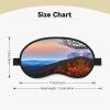 Blue Ridge Mountains Print Sleep Eye Mask Comfortable Sleep Aid for Men Women Travel Yoga Meditation Mask view 4