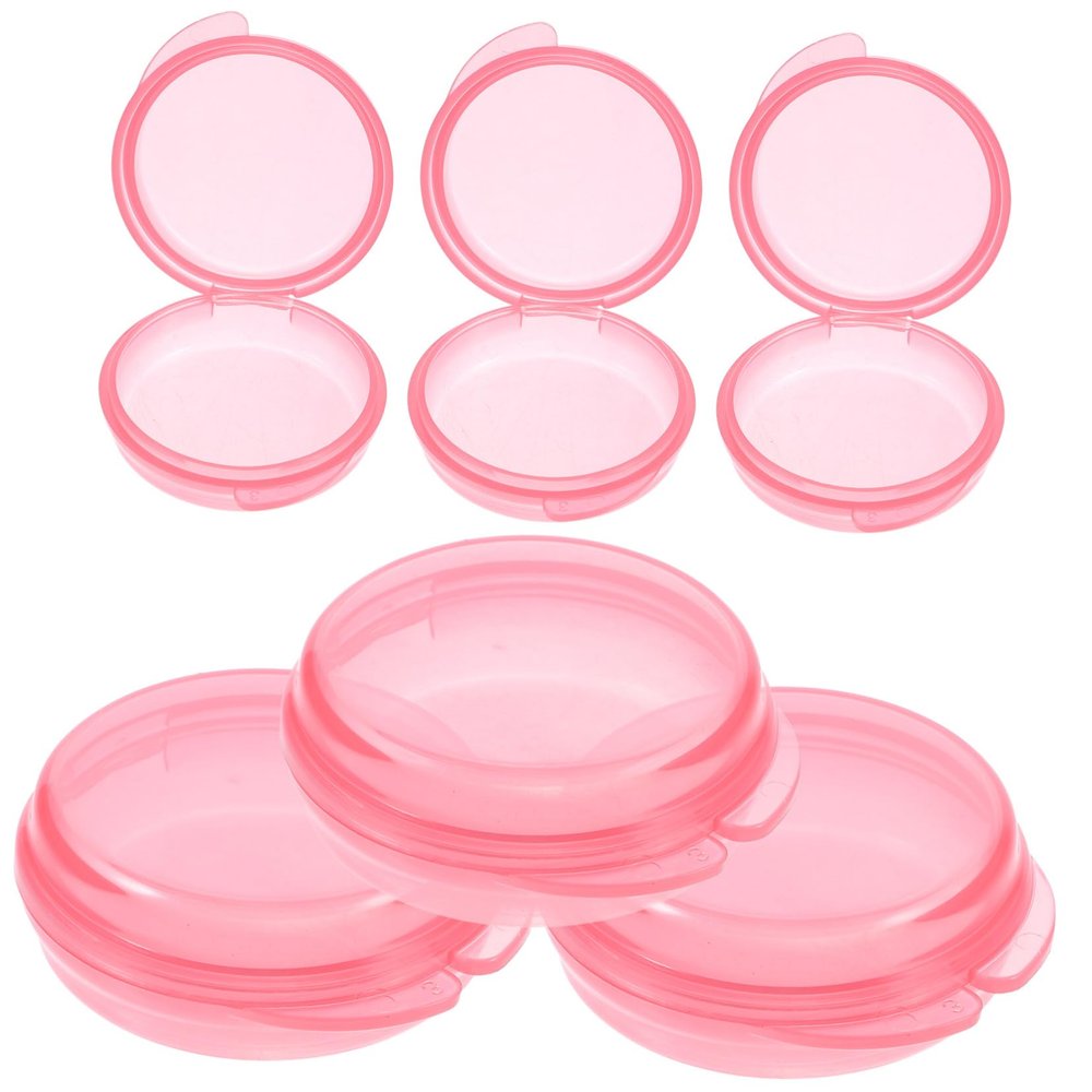 Healeved 6pcs Medication Organizer Pill Cases Portable Daily Pill Box Pp Material Airtight Vitamin Container Travel Vitamin Organizer