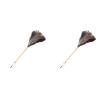 2Pcs Dusters with Wood Handle Non Electrostatic Washable Car Dusters Household Handmade Dusters for Home Office view 1