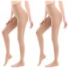 2 Pairs Medical Compression Pantyhose for women,20-30mmHg Graduated Tights,Opaque Closed Toe Compression Stockings,High Waist Compression Leggings for Varicose Veins, EdemaDVT(Beige*2, S) view 1