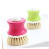 Baluue Natural Coconut Palm Dish Washing Brush Kitchen for Pots and Dishes Ergonomic Handle Random Decontamination Power for Restaurant Use view 2