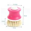 Baluue Natural Coconut Palm Dish Washing Brush Kitchen for Pots and Dishes Ergonomic Handle Random Decontamination Power for Restaurant Use view 3