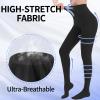 2 Pairs Medical Compression Pantyhose for women,20-30mmHg Graduated Tights,Opaque Closed Toe Compression Stockings,High Waist Compression Leggings for Varicose Veins, EdemaDVT (Beige*1+Black*1, XL) view 4