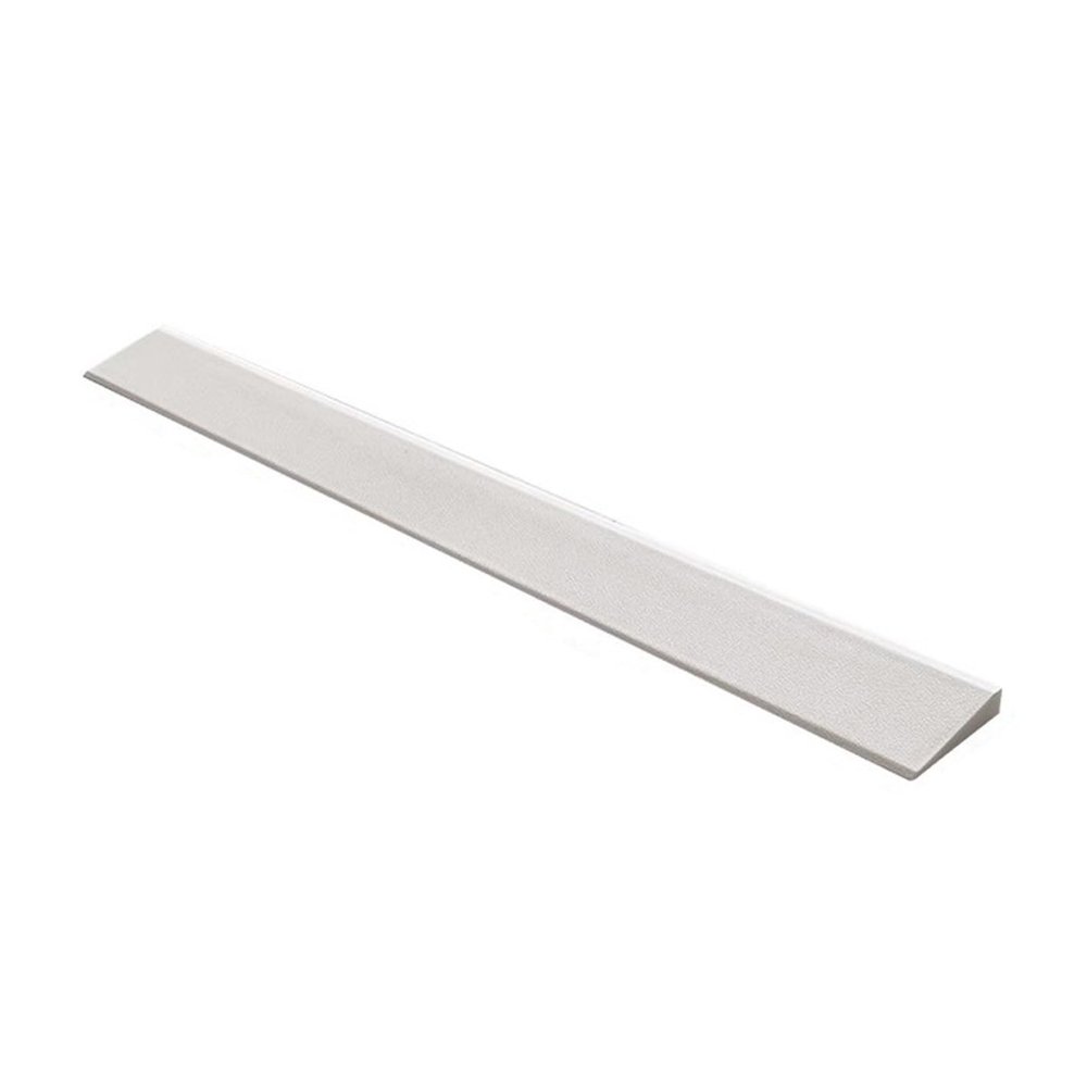 HXYhydrypd Plastics Threshold Ramp, 1-7cm/0.4-2.8in Rise Portable Ramp for Sweeping Robot, Threshold Strip for Doorway Indoor Bathroom(White,100x10x2cm)