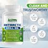 Active Lifestyle Antarctic Krill Oil Supplement, High Absorption EPA, DHA, Astaxanthin & Phospholipid, Red Krill, GMO Free, Gluten Free, Soy Free, Dairy Free, Lab Tested, Made in USA view 4