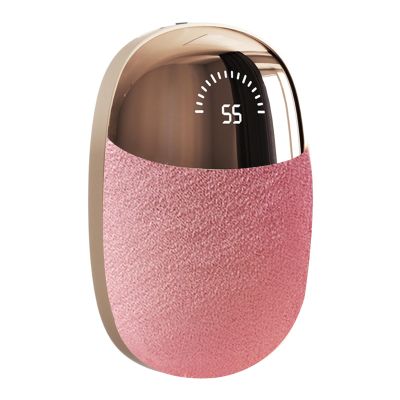 MOMOJIA Plush Rechargeable Electric Hand Warmer Portable Heat Pad with Temperature Control USB Charging Heater for Students
