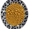 Christmas Sprinkles for Cake Decorating, 120g/4.2oz Gold Silver White and Black Pearl Sprinkles Mix for Cookie Baking Ice Cream Cupcake Topping (Gold) view 4