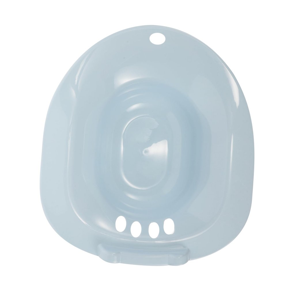 GARVALON Sitz Bath Basin for Toilet Seat Postpartum Care Wash Basin for Pregnant Women Comfortable Soothing Relief for Hemorrhoids Easy to Clean Spill Design