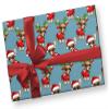 Chihuahua Wrapping Paper, Christmas Xmas Gift Wrap for Dog Mom, Naughty Apple Head Doggy Holiday Theme (Chi Snow, 12 foot x 30 inch roll) view 3