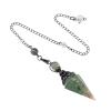 Natural Pendulums Hexagonal Crystal Healings Stone For Divination And Reikis Energy Work Crystal Gifts view 1