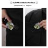 Square Pill Box Nice Butterfly Pill Case 2 Compartment Medicine Pill Organizer for Purse & Pocket Portable Travel Pillbox Medicine Vitamin Cod Liver Oil Storage Box Organizer view 4