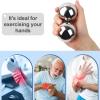 1.4lb, 2.2-inch Baoding Balls: Chinese Balls for Hand Therapy, Hand Massage, Tai Chi Balls, Meditation Balls Suitable for Home/Office Exercise, Stress Relief, Anxiety Reduction, and as Holiday Gifts view 4
