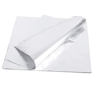 100 PCS Foil Wrapping Paper, Thickened Sandwich Wrapping Paper Aluminum Foil Sheets For BBQ Barbecue Baking Food