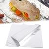 100 PCS Foil Wrapping Paper, Thickened Sandwich Wrapping Paper Aluminum Foil Sheets For BBQ Barbecue Baking Food view 2