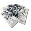 100 Pack 4" x 6.5" x 2.25" Smell Odor-Proof Mylar Reclosable Heat Sealable, Stand-Up Pouch Bag | Color: Clear Front, White Back | Multi Color view 3