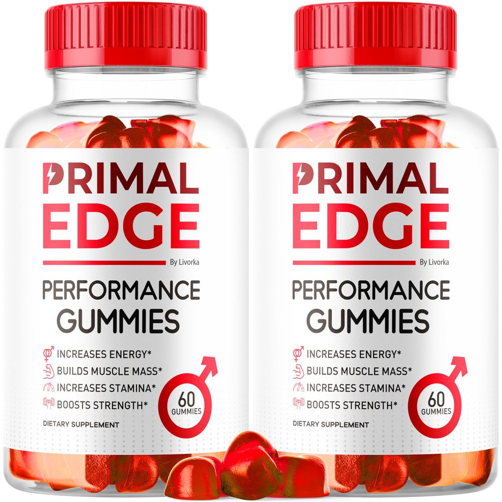 (2 Pack) Primal Edge Mens Gummies, Primal Edge, Primal Edge Gummies, Primal Edge Advanced Formula Gummies, Primal Edge Supplement Gummy, PrimalEdge Support Supplement Gummies, 120 Gummies for 2 Months
