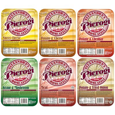 Alexandra's Pierogis 14 oz., Pack of 6 (72 Pierogis total) (Variety)