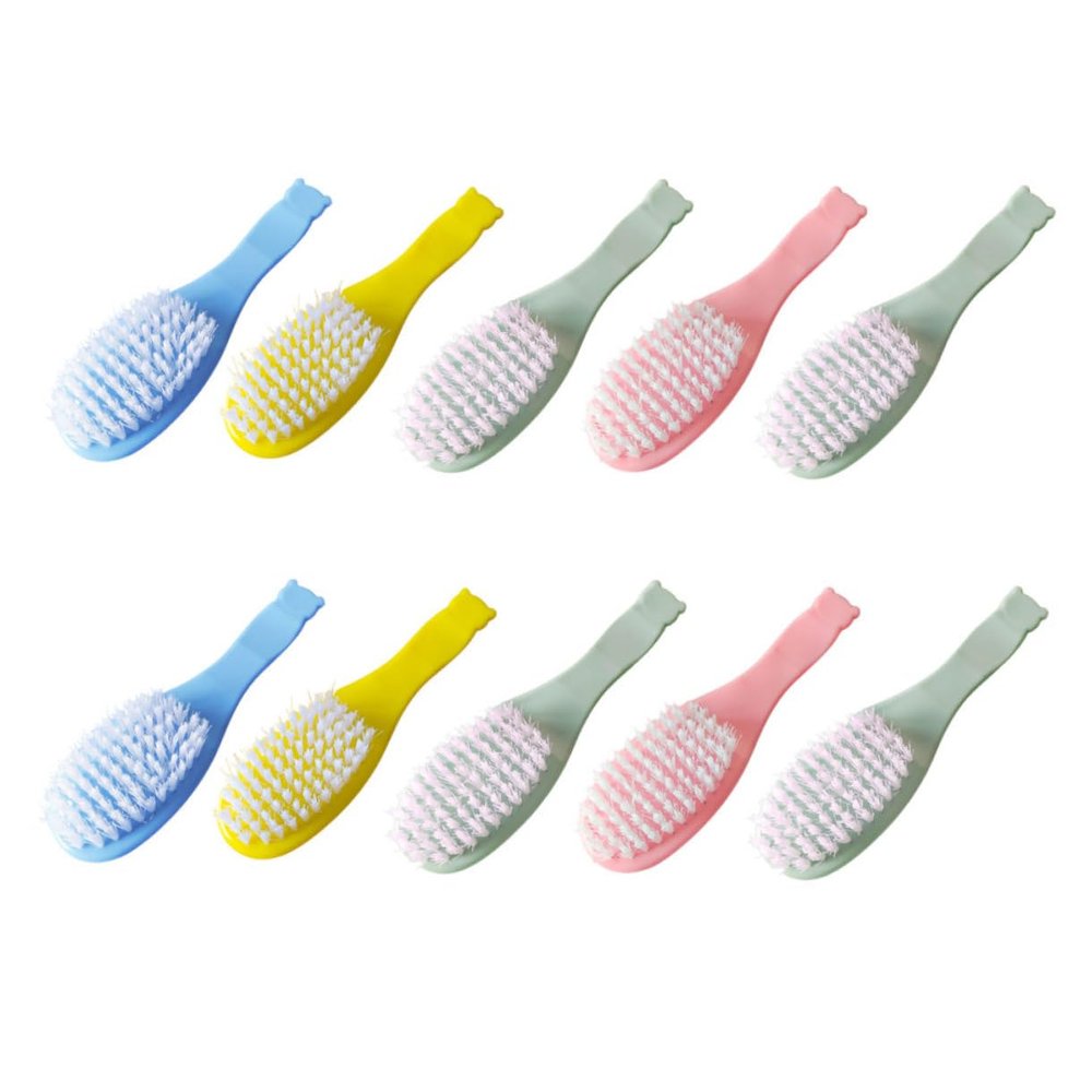 GARVALON 10pcs Newborn Brush and Comb Hair Accessories Soft Comfortable for Girls