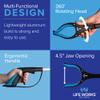 LIFE WORKS Reacher Grabber Tool, 360 Rotating Head, 4.5 Jaw Opening, Ergonomic Handle, Folds for Storage, Aids in Reaching Items High or Low, Surgery Recovery, Hip Replacement (2 Pack) view 3
