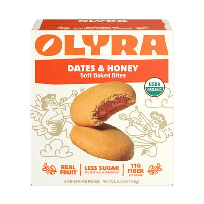 Olyra, Organic Biscuits Breakfast Dates And Honey Filled 4Ct