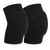 1 Pair Arm Brace Pads, Elbow Protector with Thicken Sponge Padding Breathable Anti-Collision Elbow Wraps Volleyball Basketball Tennis Compression Elbow Pads Support Strap for Kids Men Women (Black) view 1