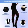 Medical Compression Tights for Women, 20-30 mmHg Closed Toe Compression Pantyhose Support Graduated Compression Stockings Leggings Tights for Varicose Veins Edema view 2