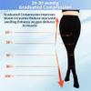 Medical Compression Tights for Women, 20-30 mmHg Closed Toe Compression Pantyhose Support Graduated Compression Stockings Leggings Tights for Varicose Veins Edema view 4