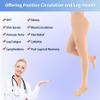 20-30 mmHg Medical Compression Tights for Women, Closed Toe Compression Pantyhose Support Graduated Compression Stockings Leggings Tights for Varicose Veins Edema view 3
