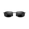 Bifocal Reading Sunglasses Men Metal Frame Wrap Around Design Glasses UV400 Outdoor Reader Sports/Driving A703 (black, 1.25, x) view 3