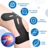 20PCS Kinesiology Tape for Knees, Kinesiology Tape Precut Strips for Knee Support & Stability, Waterproof Breathable Elastic Sports Tape for Pain Relief, Athletic Tape for Muscle & Joint, Black view 4