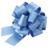 uxcell 5pcs 8 Inch Large Pull Bow Glitter Gift Wrapping Big Pull Bows Ribbon Light Blue for Wedding Baskets Presents Christmas Party view 1