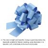 uxcell 5pcs 8 Inch Large Pull Bow Glitter Gift Wrapping Big Pull Bows Ribbon Light Blue for Wedding Baskets Presents Christmas Party view 4