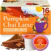 Gya Tea Co Pumpkin Chai Latte Tea Gift Set (16 ct) - Decaf Pumpkin Spice Seasonal Tea Pod for Warming - Holiday Halloween Gifts for Her & Him view 1