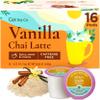 Gya Tea Co Vanilla Chai Latte Tea Gift Set (16 Count) - Decaf Tea Pod for Lovers Get Well Gifts - Manually Harvested - Enjoy Hot or Iced view 1