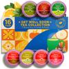 Gya Tea Co Get Well Soon Tea Pod Collection Gift Set (16 Count) - Different Flavors Assorted Variety Pack view 1