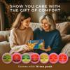 Gya Tea Co Get Well Soon Tea Pod Collection Gift Set (16 Count) - Different Flavors Assorted Variety Pack view 2