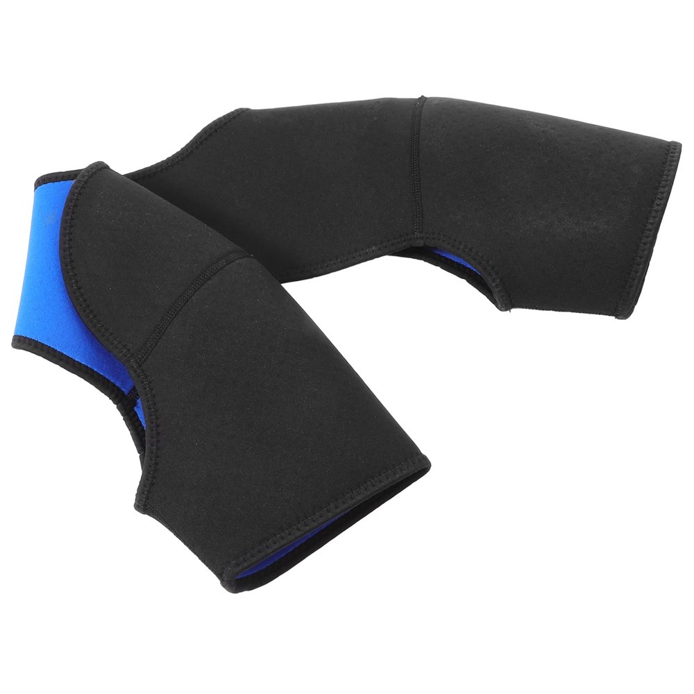 SECFOU Sbr Double Shoulder Protection Warm Cover Pad for Outdoor Sports Breathable Compression Sleeve for Hiking and Mountaineering Black