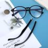1 Pair Glasses Replacement Temple Black Eyeglasses Arms Leg Glasses Repair Kit Eyeglasses Replacement Accessories DIY Temples with Screw Washer Screwdriver Nose Pad Double Hinge for Sunglass view 3