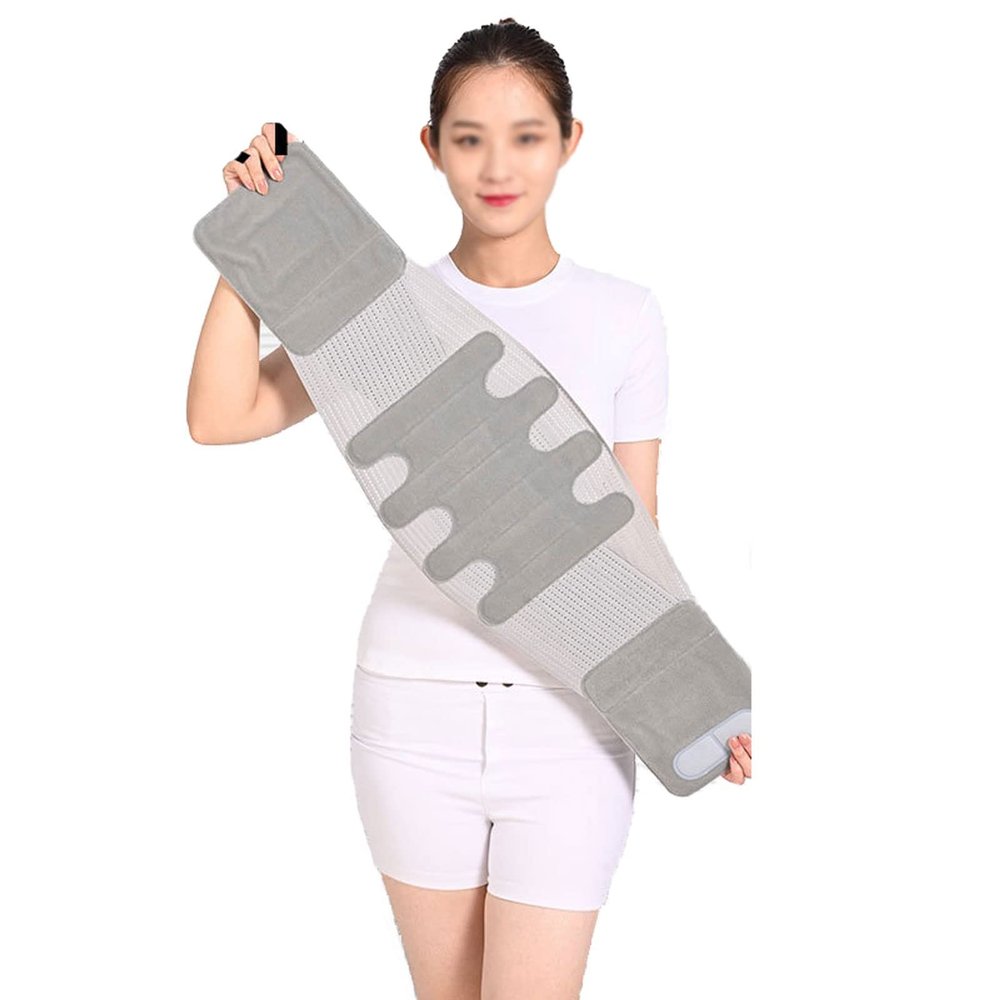 YHdtUO Back Support Belt Relief For Lumbar Pain Herniated Disc Sciatica Scoliosis Breathable Mesh Design Adjustable Support Straps Lower Back Brace Corrector (M/Medium)