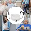 Nurnesy Toilet Lift, Toilet Seat Lift with Adjustable Removable Padded Arms and Fixed Lock Raised Toilet Seat with High Load Support for view 4